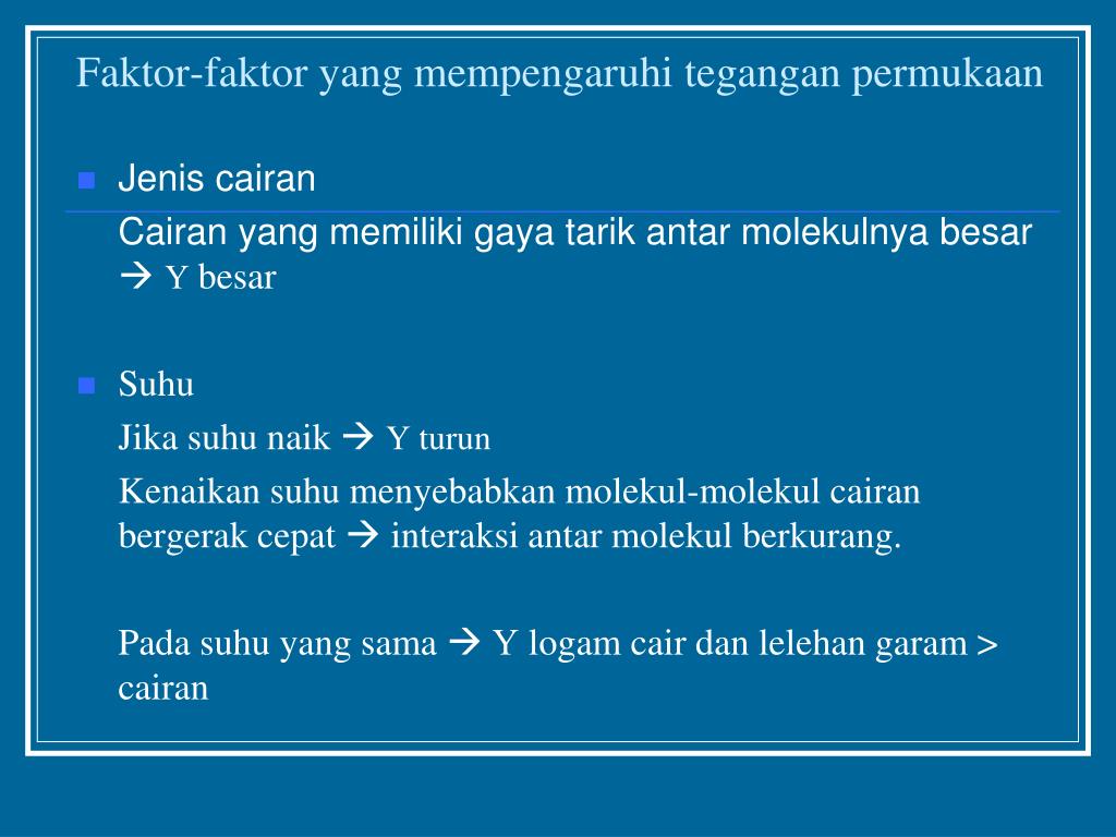 PPT  TEGANGAN PERMUKAAN PowerPoint Presentation, free download  ID