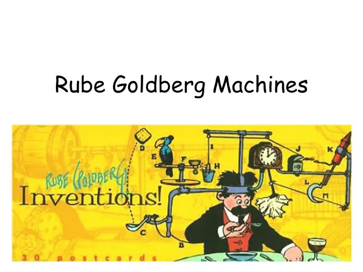 Short Rube Goldberg Machine Definition for Oval Face