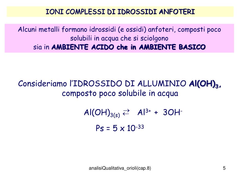 PPT - IONI COMPLESSI PowerPoint Presentation, free download - ID:4797938