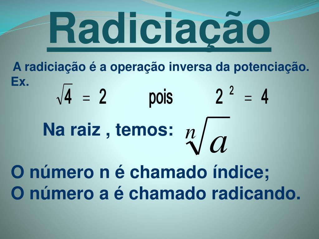 Simplificando Raízes Exatas Utilizando a Fatoração. Raízes