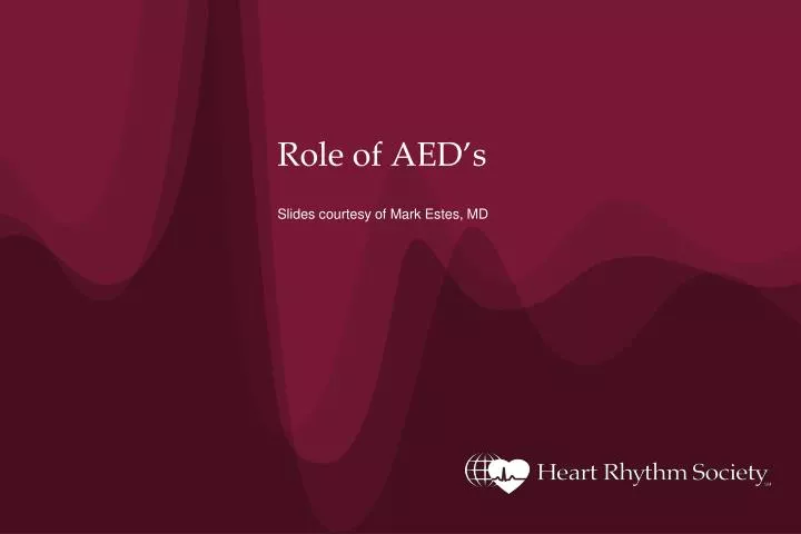 Ppt Role Of Aed S Powerpoint Presentation Free Download Id