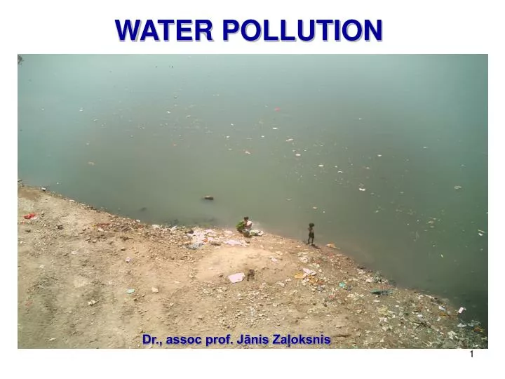 a presentation on water pollution