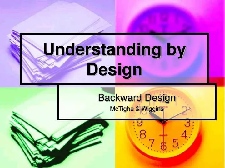 understanding by design n.