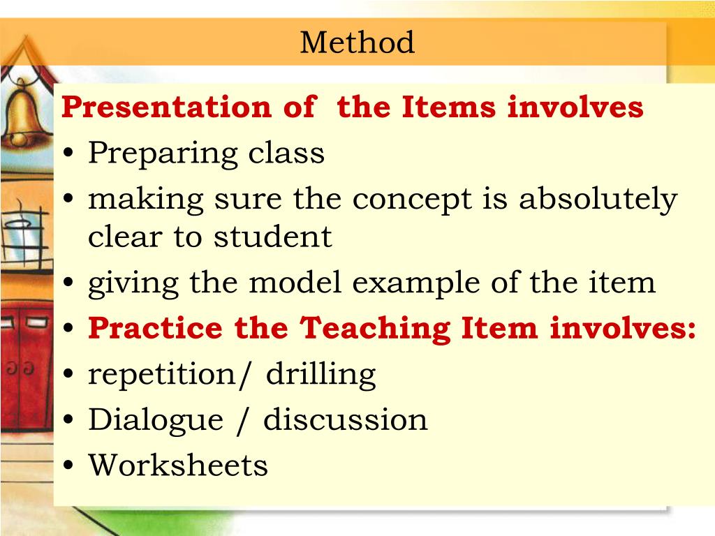 what does a presentation method mean