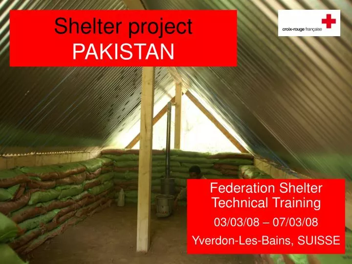 PPT Shelter project PAKISTAN PowerPoint Presentation, free download