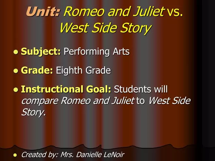 universal truths in romeo and juliet and west side story Free and custom essays at essaypediacom take a look at written paper - comparison essay- “romeo & juliet” “west side story. universal truths in romeo and juliet and west side story Free and custom essays at essaypediacom take a look at written paper - comparison essay- “romeo & juliet” “west side story.