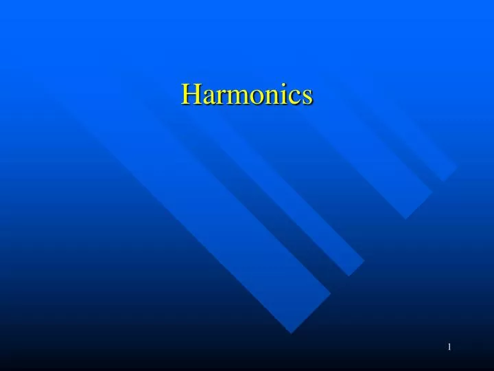 PPT - Harmonics PowerPoint Presentation, free download - ID:4804988