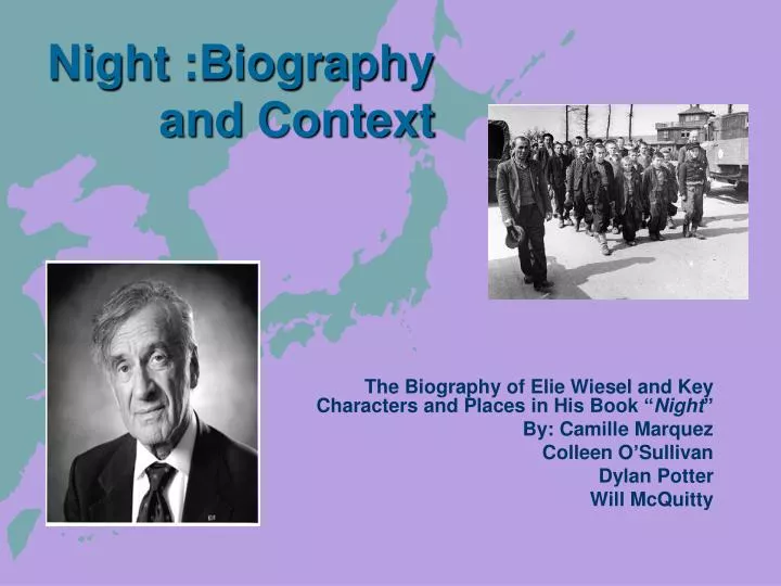 a history of the elie wiesels case Elie wiesel was born eliezer wiesel on september 30, 1928, in sighet, romania to shlomo and sarah wiesel wiesel, who grew up with three sisters and pursued religious studies at a nearby yeshiva, was. a history of the elie wiesels case Elie wiesel was born eliezer wiesel on september 30, 1928, in sighet, romania to shlomo and sarah wiesel wiesel, who grew up with three sisters and pursued religious studies at a nearby yeshiva, was.
