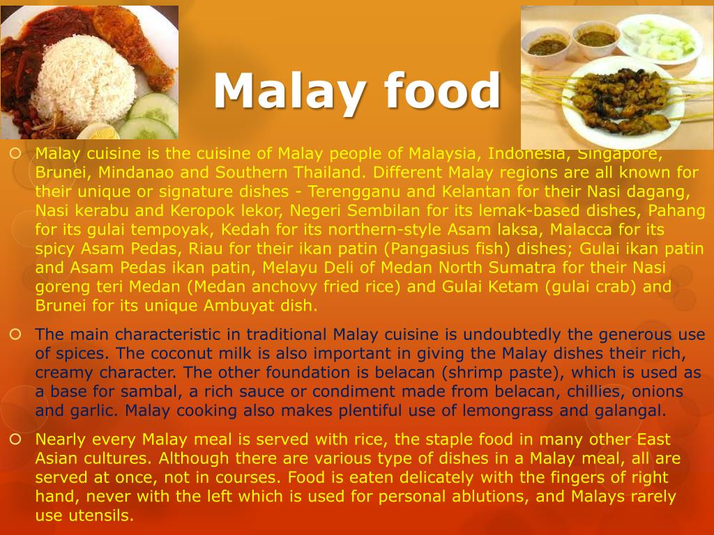 Ppt Malay Food Powerpoint Presentation Free Download Id 4806200