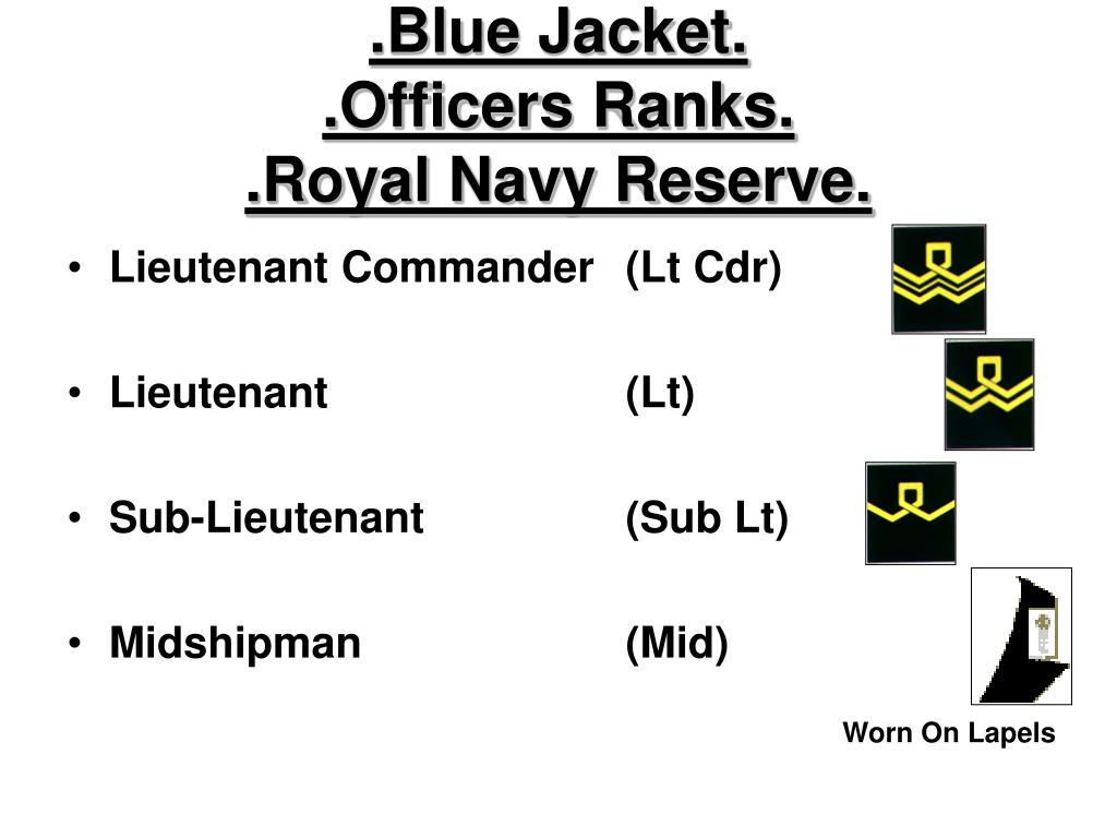 PPT - .Ranks And Rates. .Within The Sea Cadets. PowerPoint Presentation ...
