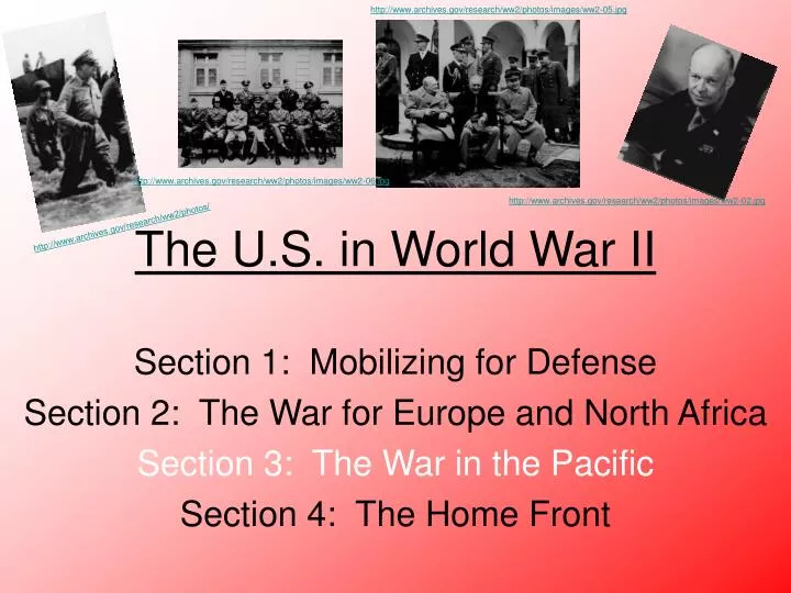 the u s in world war ii n.