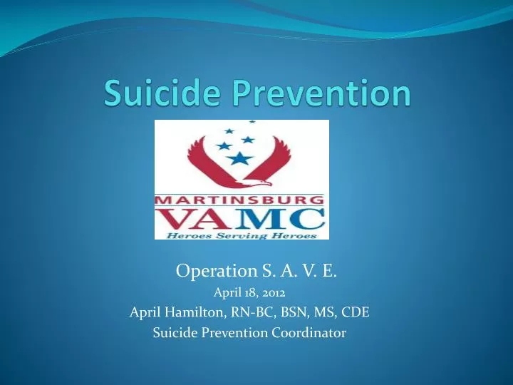 suicide prevention n.