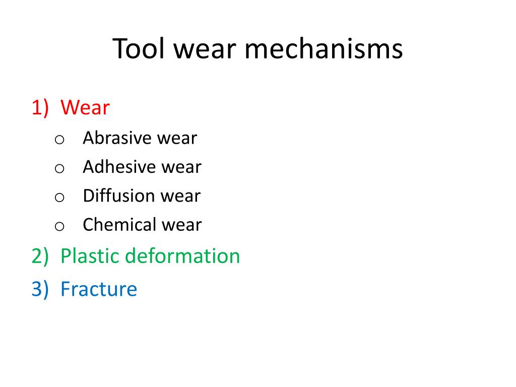 PPT - Theory of cutting – Tool wear PowerPoint Presentation - ID:4808700