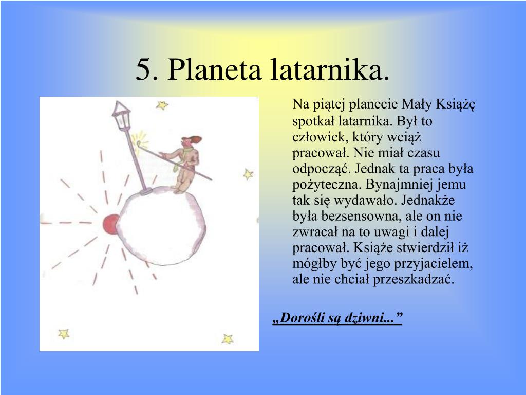 Z Jakiej Planety Pochodził Mały Książę PPT - "Mały Książę" - Antoine de Saint-Exupéry PowerPoint Presentation