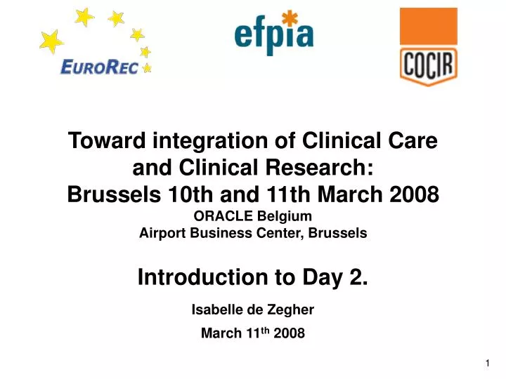 introduction to day 2 isabelle de zegher march 11 th 2008 n.