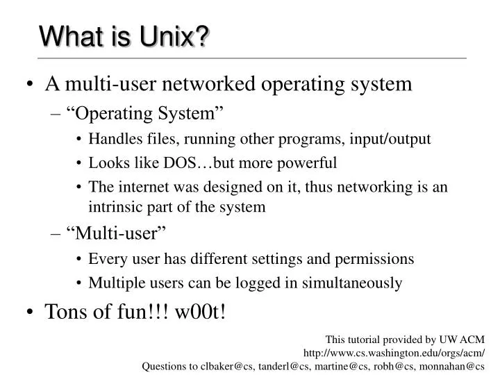 Ppt What Is Unix Powerpoint Presentation Free Download Id 4810747