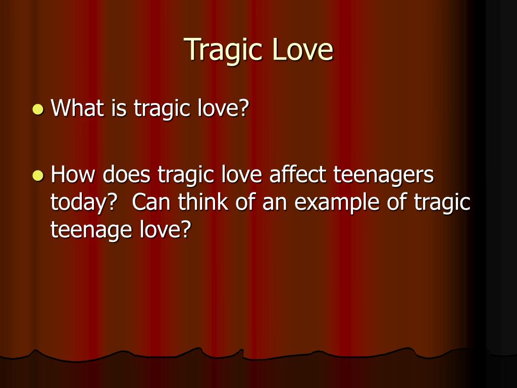 essay on tragic love