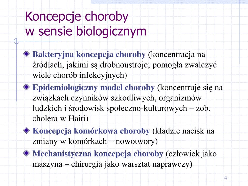 PPT - Medyczne I Socjologiczne Koncepcje Zdrowia I Choroby PowerPoint ...