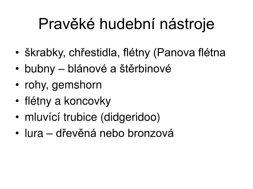 PPT - DĚJINY HUDBY – PŘEHLED PowerPoint Presentation - ID:4812107