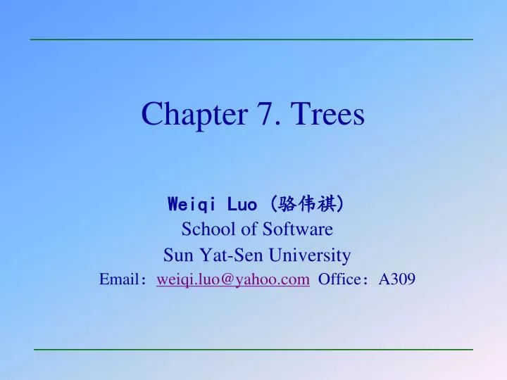 chapter 7 trees n.