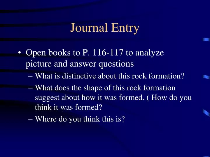 journal entry n.