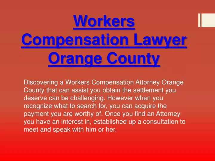 workers compensation lawyer orange county n.