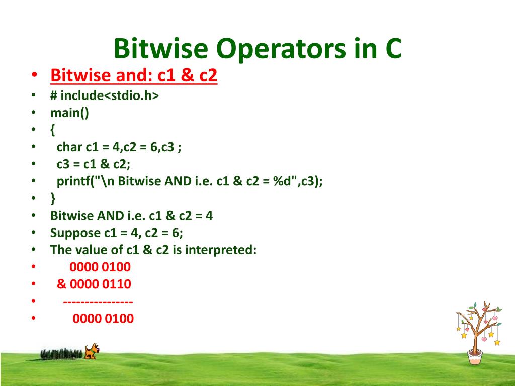 PPT - Bitwise Operators in C PowerPoint Presentation, free download ...