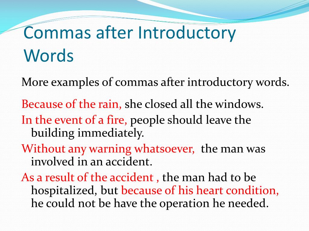 PPT Commas PowerPoint Presentation Free Download ID 4816012