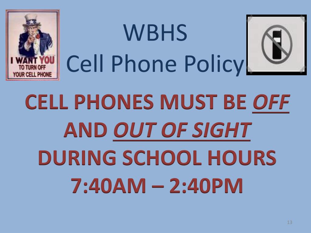 PPT West Broward High School’s Dress Code and Cell Phone Policy