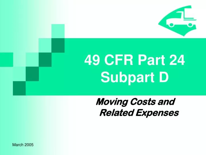 49 cfr part 26 subpart d