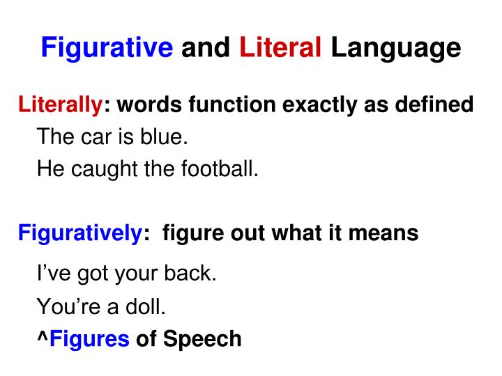 Ppt Figurative Language Powerpoint Presentation Id4816295