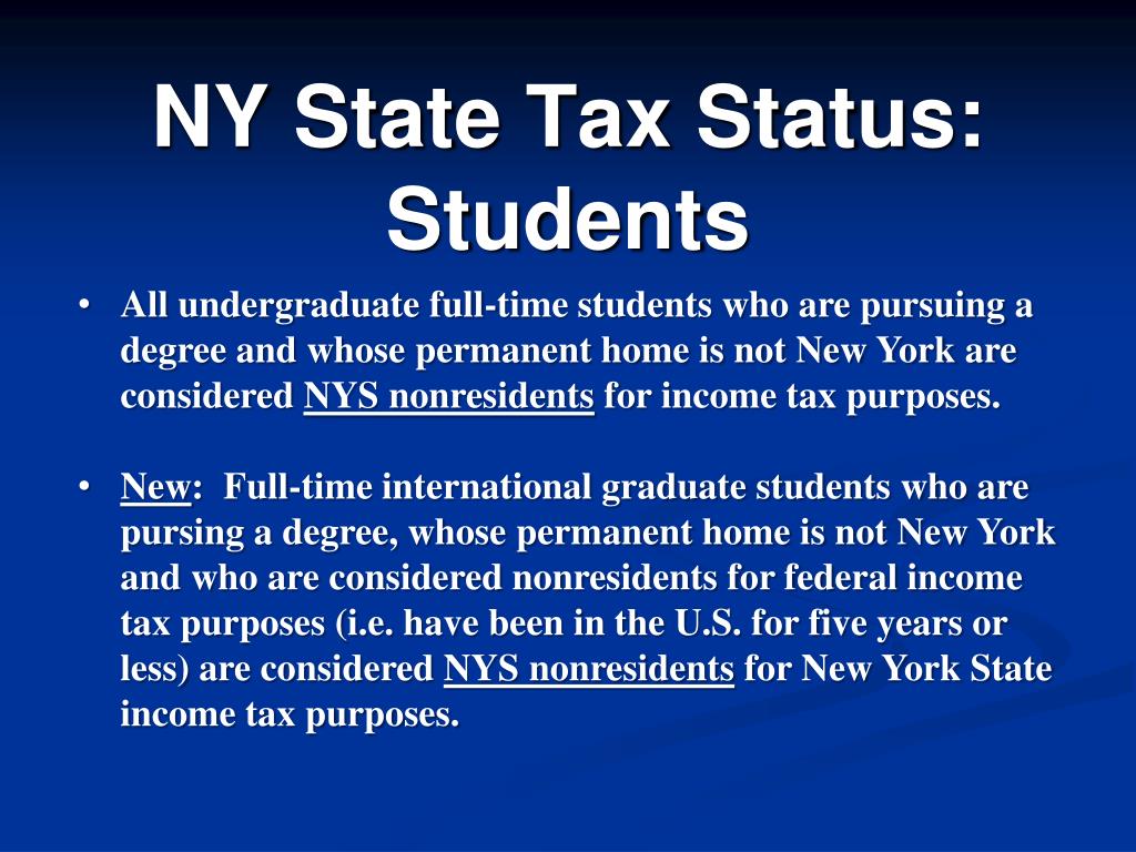 PPT - ISSO New York State Tax Information instructions PowerPoint Presentation - ID ...