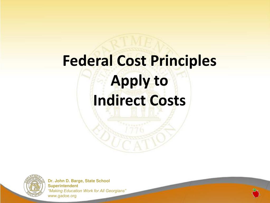 Ppt federal cost principles powerpoint presentation free download