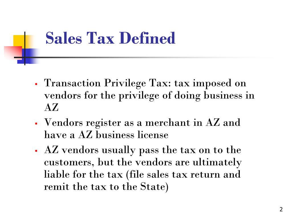 PPT Arizona Sales Tax & Use Tax Tax Compliance Financial Services
