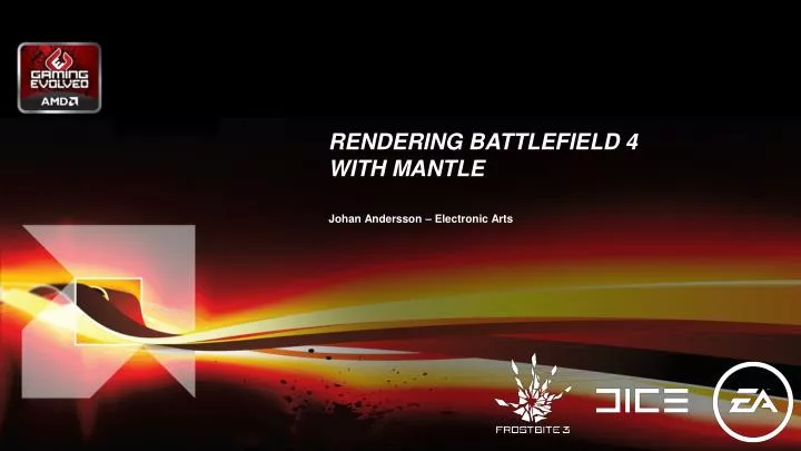 rendering battlefield 4 with mantle n.