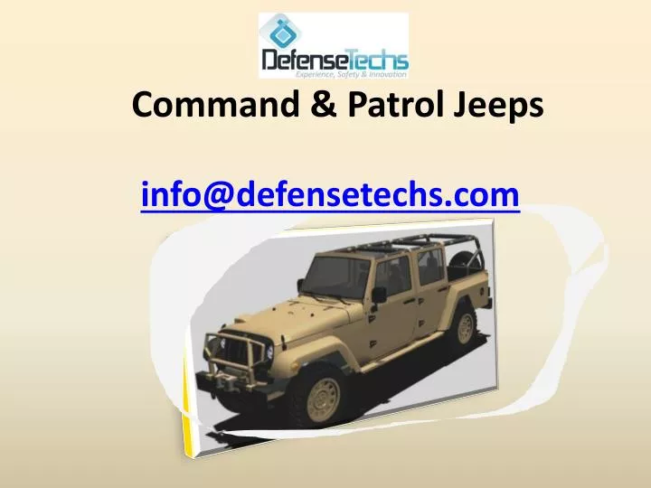 PPT - Command & Patrol Jeeps PowerPoint Presentation, free download -  ID:4818097