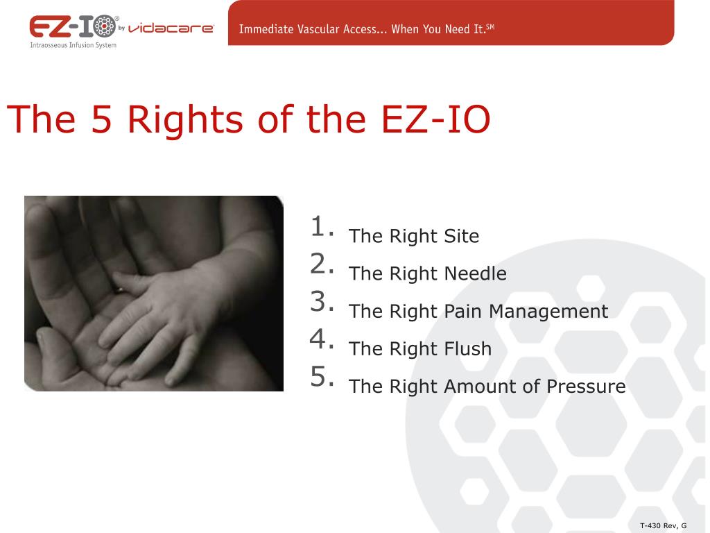 PPT - The 5 Rights Of Intraosseous Vascular Access PowerPoint ...