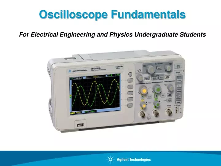 oscilloscope fundamentals n.