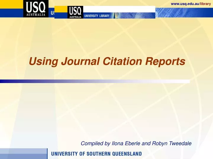 using journal citation reports n.
