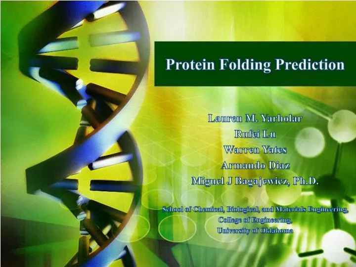 protein folding prediction n.