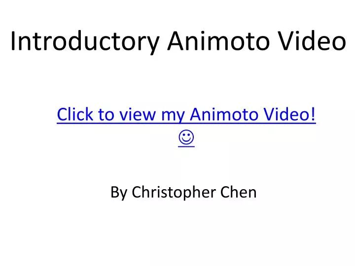 how to download animoto video for free.