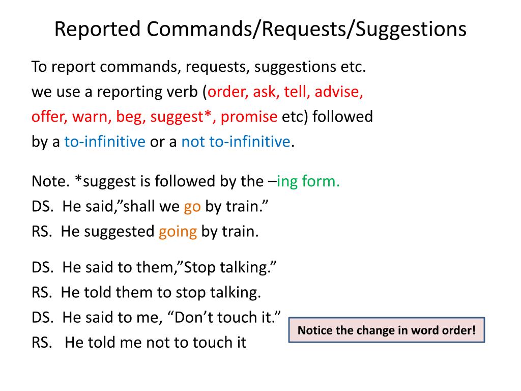 Commands requests Commands requests