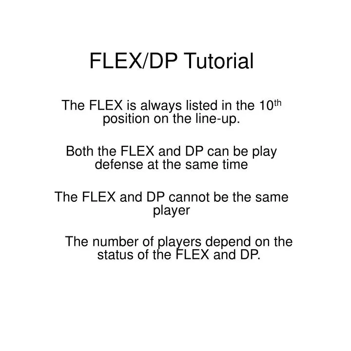 flex dp tutorial n.