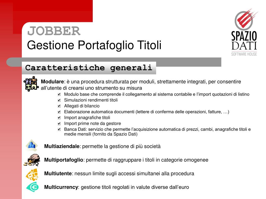 PPT - Gestione Portafoglio Titoli PowerPoint Presentation, free download -  ID:4820696