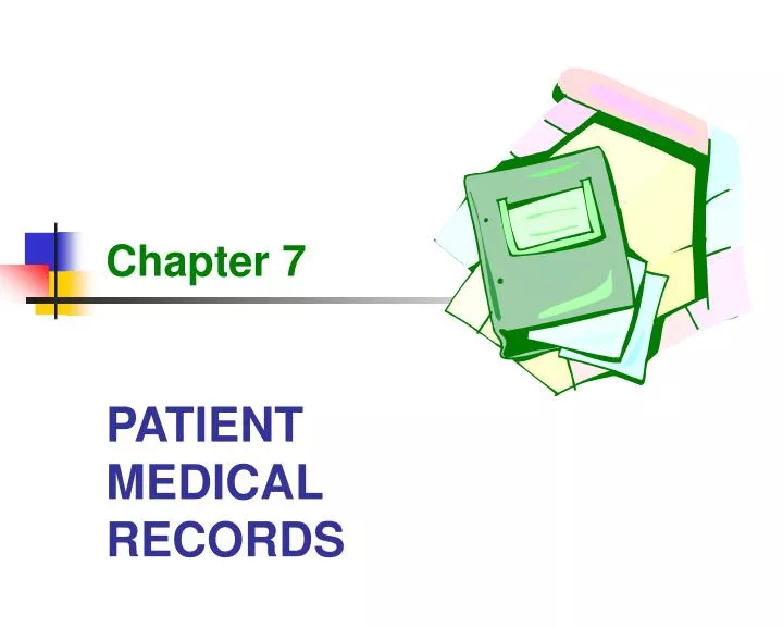 patient medical records n.
