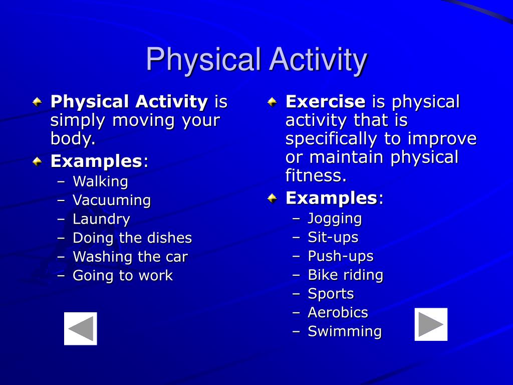 physical activity definition wikipedia