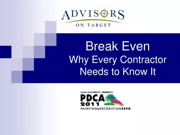 break even why every contractor needs to know it n.