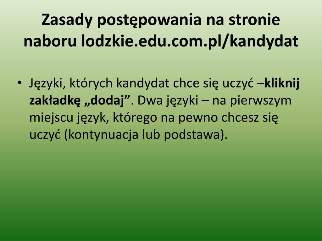 Lodzkie Edu Com Pl Kandydat