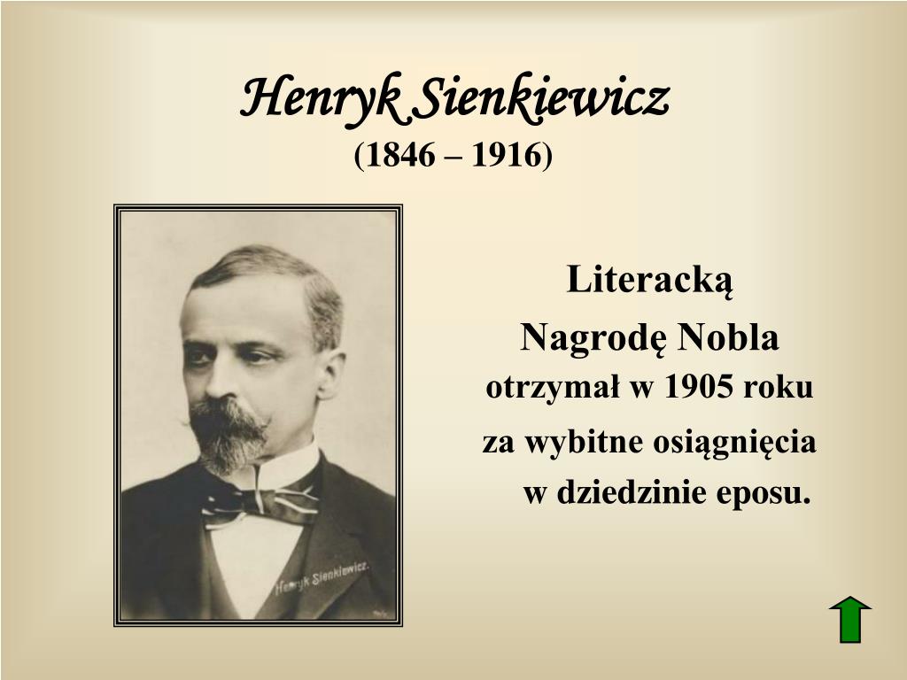 W Którym Roku Henryk Sienkiewicz Otrzymał Nagrodę Nobla