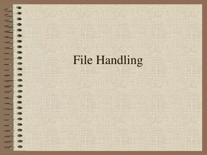 file handling systems in all windows versions